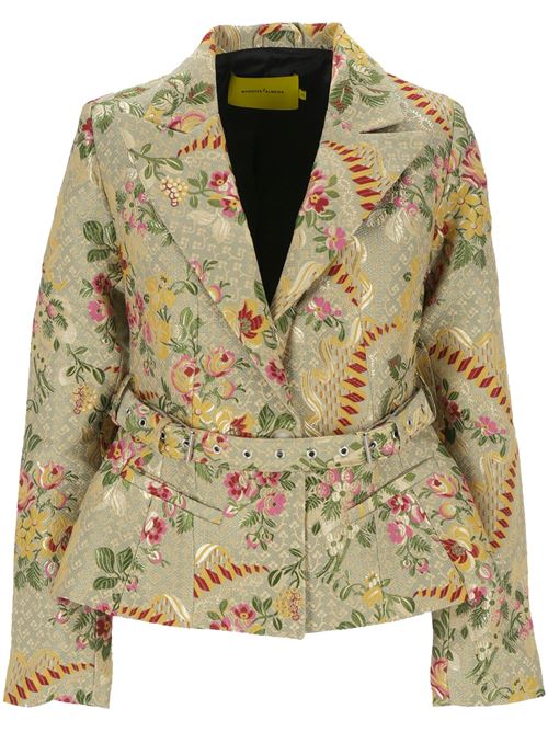 Beige multicolour jacket Marques'Almeida | AW24JK0210BRCBGBEIGE