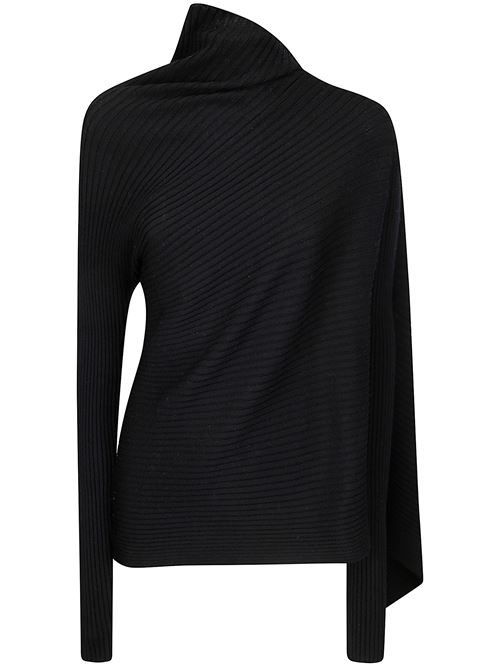 Maglia a coste in lana Marques'Almeida | AW24KN0005MKNBKBLACK