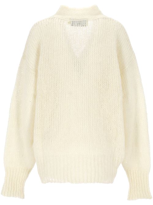 Cardigan decostruito MARQUESALMEIDA | AW24KN0176MHKNBGBEIGE