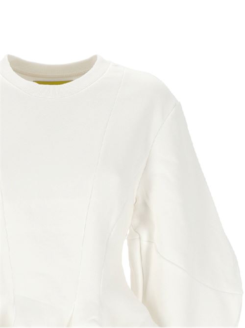 White cotton jersey sweatshirt Marques'Almeida | AW24TP0615FLCWHWHITE