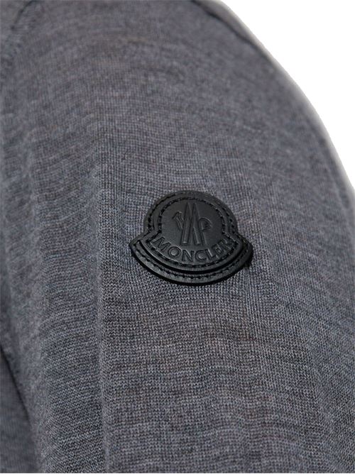 Grey virgin wool knit Moncler | 919C000-11M1180989