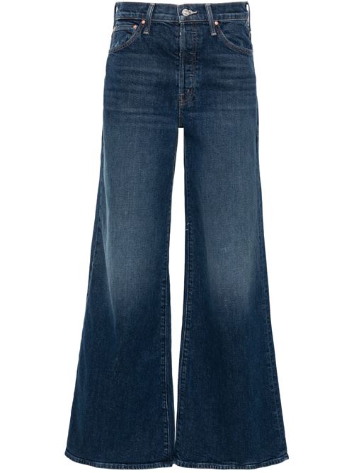 Navy blue cotton jeans Mother | 10395259CNB