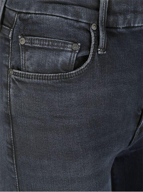 blue front button and zip jeans Mother | 1445104NIV