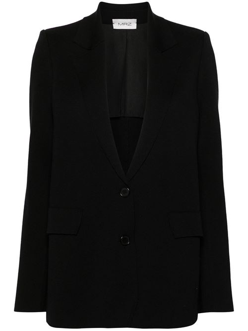 Black virgin wool jacket MRZ | 00059901