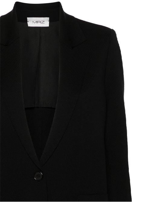 Black virgin wool jacket MRZ | 00059901