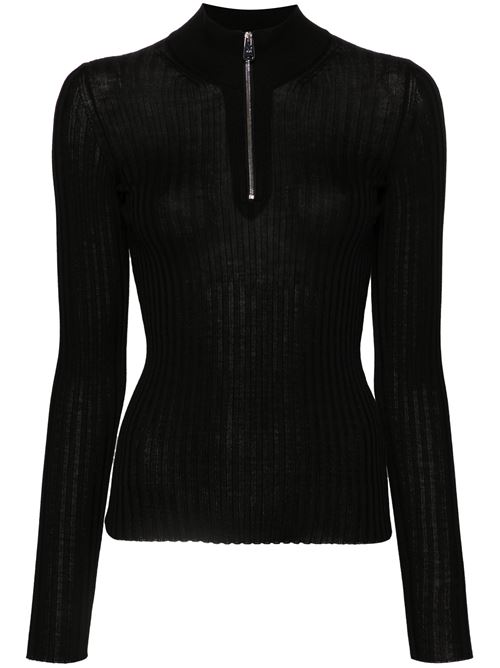 Black cashmere-silk knit MRZ | 00589904