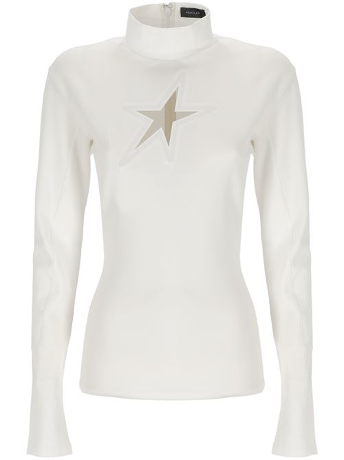 White stretch-design top Mugler | 24F1TO07258591003