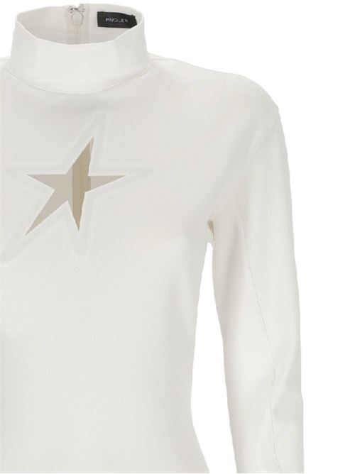 White stretch-design top MUGLER | 24F1TO07258591003