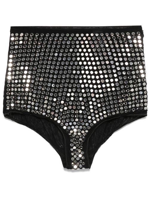 Black mesh design crystal short OSEREE | OZS343BLACK