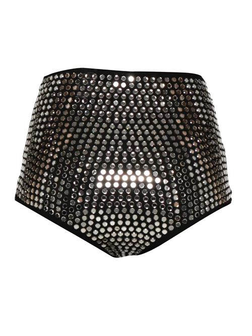 Black mesh design crystal short OSEREE | OZS343BLACK