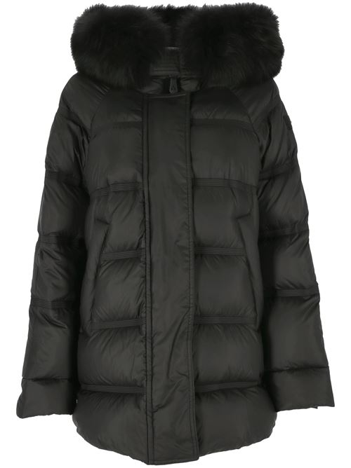 Black Down Jacket with Large Quilting Peuterey | PED511001181903NER