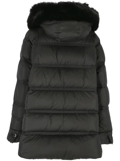 Black Down Jacket with Large Quilting Peuterey | PED511001181903NER