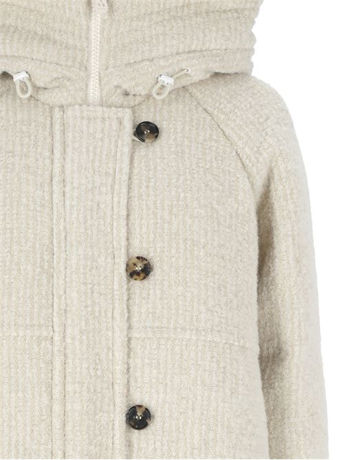 Short down jacket in wool and alpaca blend Peuterey | PED512901151933NAT