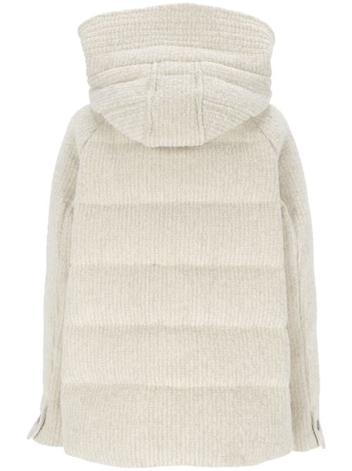 Short down jacket in wool and alpaca blend Peuterey | PED512901151933NAT