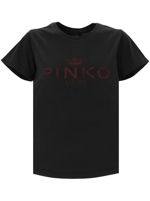 T-shirt with stamp PINKO | 100355A2A3ZY2