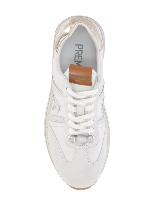 Sneakers bianca e beige Premiata | BETH7037