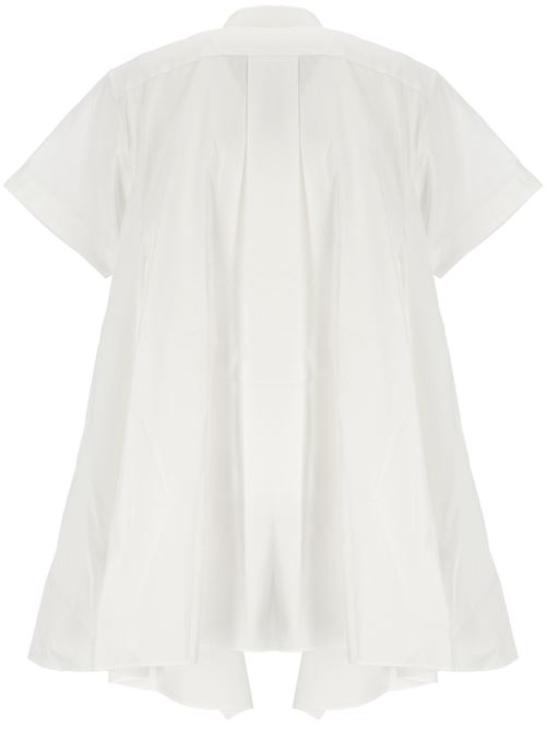 Off-white poplin top SACAI | 24-07529151