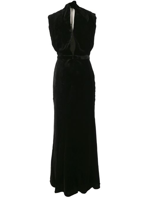 Black velvet dress SALONI | 1091102/5620