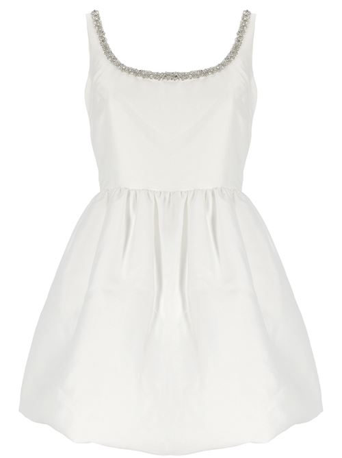 TAFFETA DIAMANTE MINI DRESS Self-Portrait | PF24-096SWWHITE