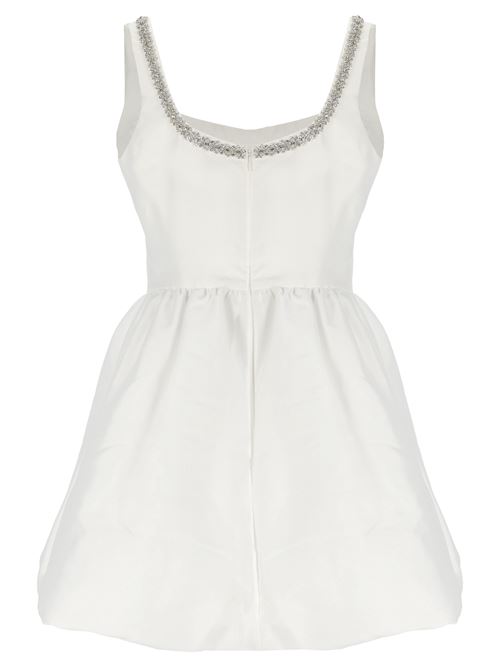 TAFFETA DIAMANTE MINI DRESS Self-Portrait | PF24-096SWWHITE