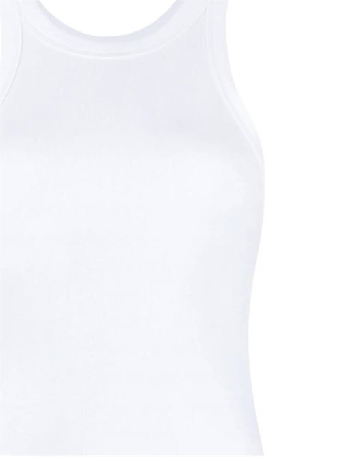 Curved rib tank white Toteme | 211437772100