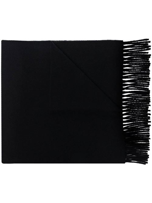 Black virgin wool scarf Toteme | 214881807200