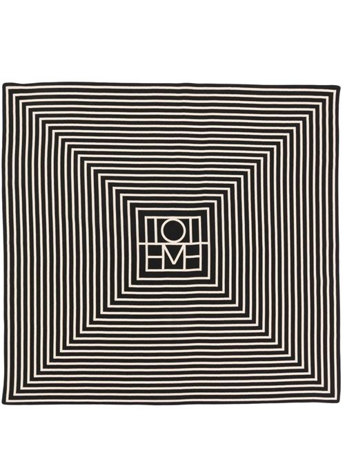 Silk monogram-print silk scarf Toteme | 222852800200