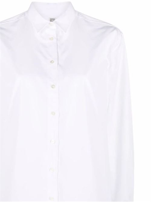 Signature Cotton Shirt Toteme | 223708710100