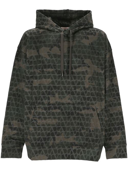 Felpa Toile Iconographe con motivo camouflage VALENTINO GARAVANI | 5V3MF25EABAZCX