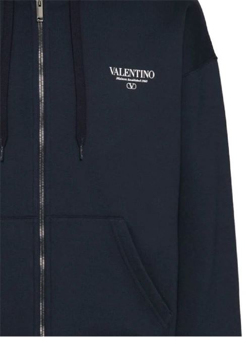 Balck hoodie Valentino | 5V3MF27QA8DNB4