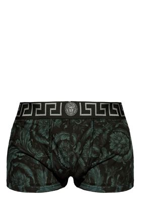 Boxer nero firma stampa Barocco Versace | 10009571A111885B050