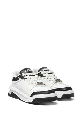 Sneakers bianca  con logo VERSACE | 10154371A109252B02P