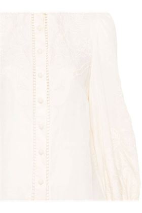 Camicia donna semitrasparente Zimmermann | 1140TSS242CREAM