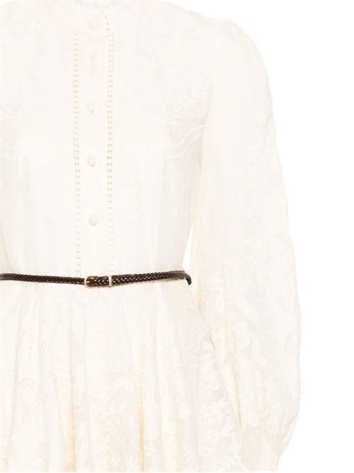 Ottie Embroidered Mini Dress Zimmermann | 1445DSS242CREAM