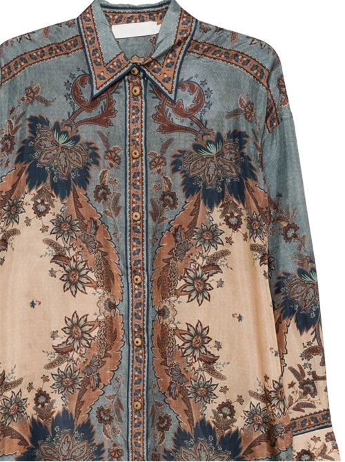 Ascension shirt ZIMMERMANN | 3498TSS253BLCMINFLO