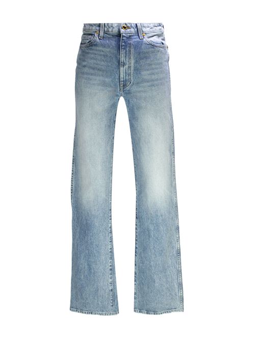 high-rise straight-leg jeans KHAITE | 1032096096