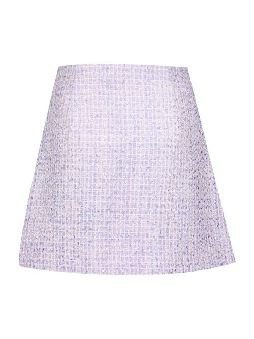 Boucle high-waisted mini skirt Self-Portrait | SS23-019SKPURPLE