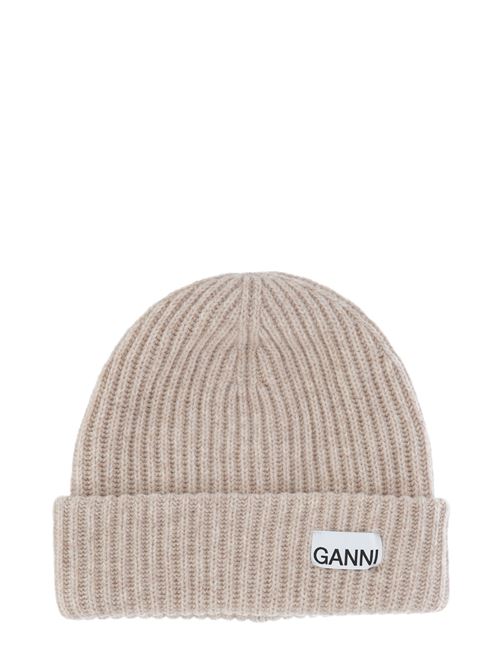 Oversized Wool Beanie Ganni | A4429196