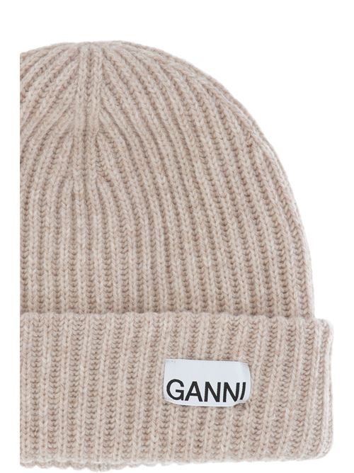 Oversized Wool Beanie Ganni | A4429196