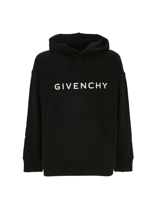 Felpa con cappuccio in morbido tessuto garzato. Givenchy | BMJ0HC3YAC001