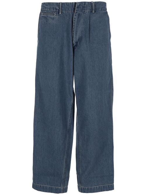 Wide denim pants. Nanamica | SUCS306EIB