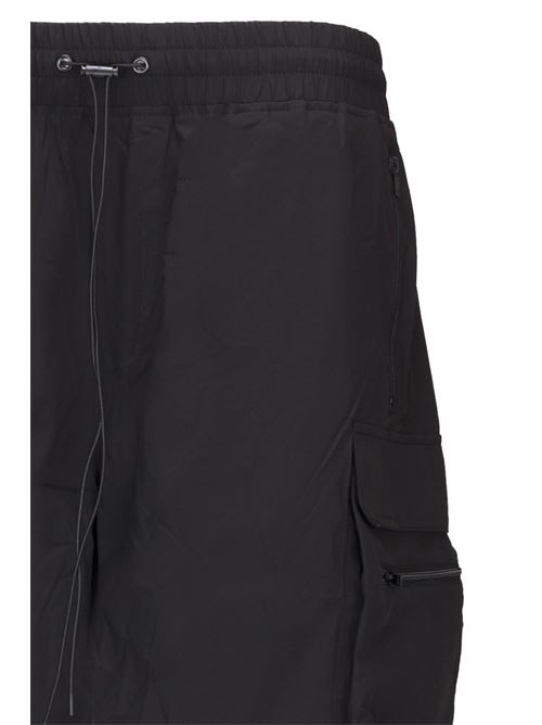 Black above-knee length cargo shorts REPRESENT | M0904801