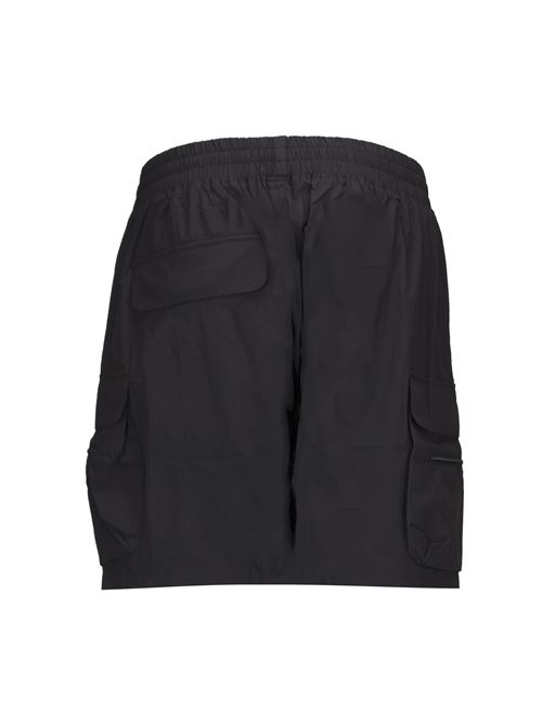 Black above-knee length cargo shorts REPRESENT | M0904801