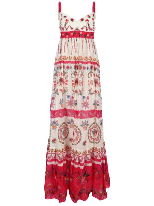 Long dress with geometric print by Saloni SALONI | 107901893