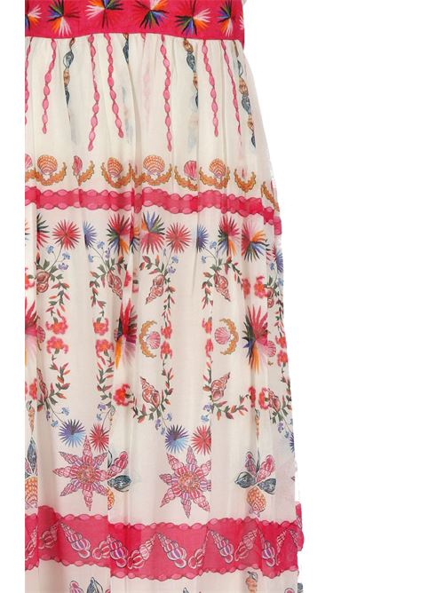 Long dress with geometric print by Saloni SALONI | 107901893