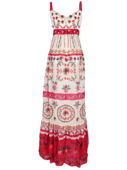 Long dress with geometric print by Saloni SALONI | 107901893