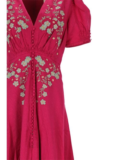 Lea embroidered-detail midi dress SALONI | 1740408/5577