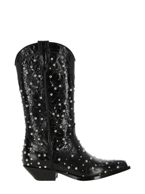 Santa Fe -stud-embellishment cowboy boots Sonora | SAN353GODBK