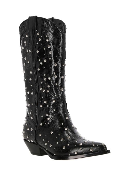 Santa Fe -stud-embellishment cowboy boots Sonora | SAN353GODBK