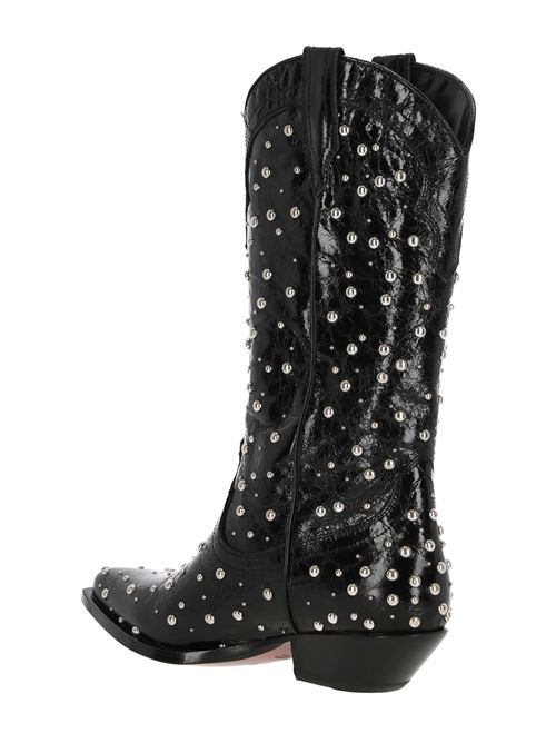 Santa Fe -stud-embellishment cowboy boots Sonora | SAN353GODBK